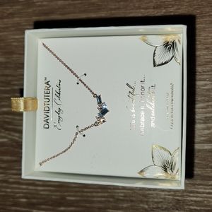 David Tutera Crystal Pendant Necklace